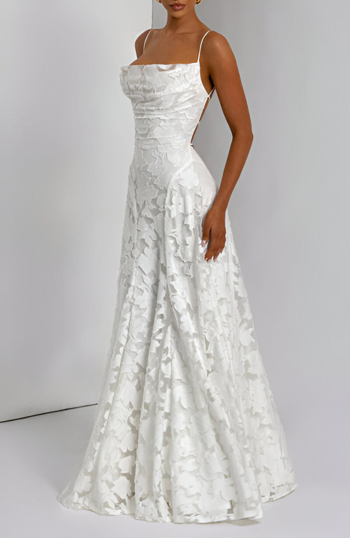 Caleia - Corset Lace Maxi Dress