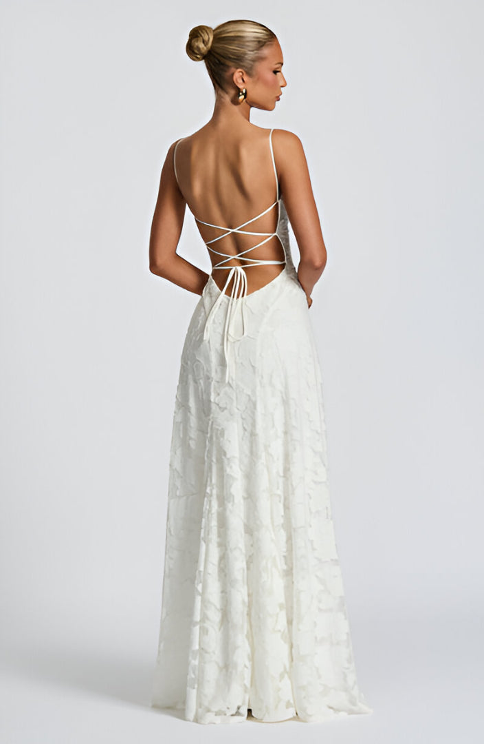 Caleia - Corset Lace Maxi Dress