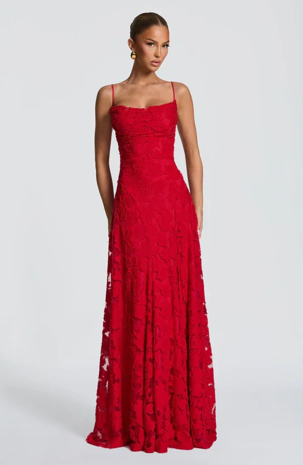 Nalevi - Bodycon Lace Maxi Dress