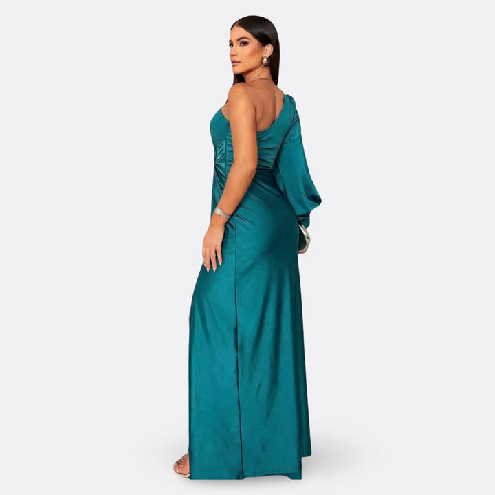 Silara - V-Neck Woven Maxi Dress