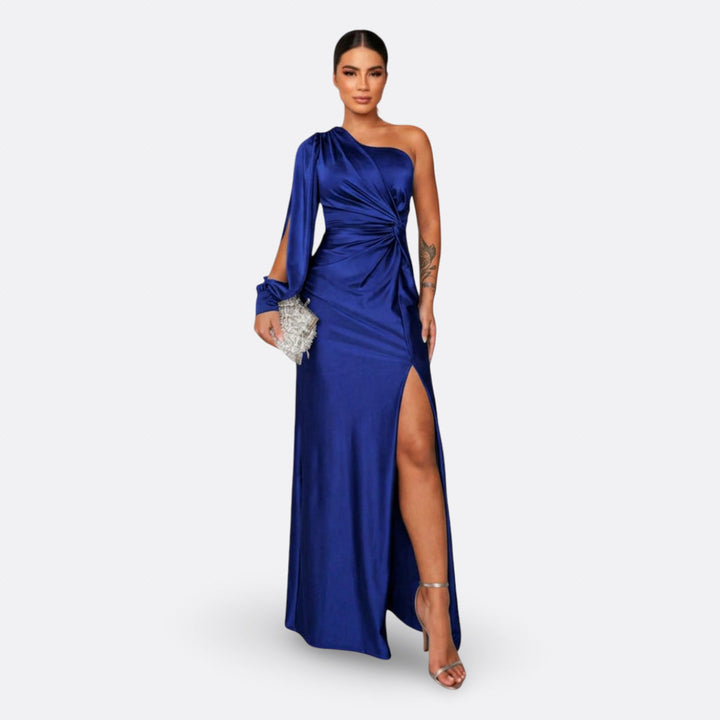 Silara - V-Neck Woven Maxi Dress