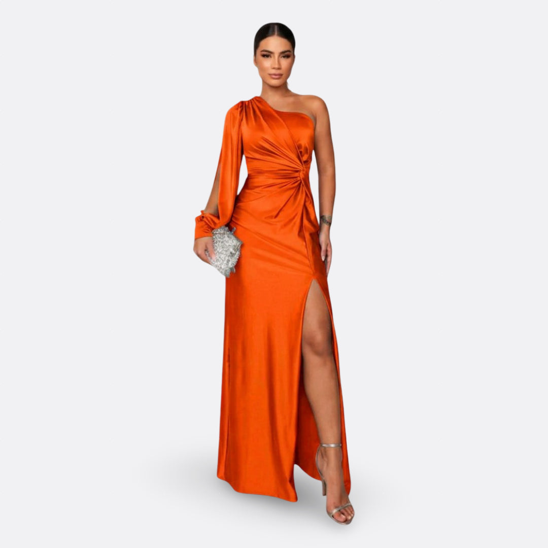 Silara - V-Neck Woven Maxi Dress