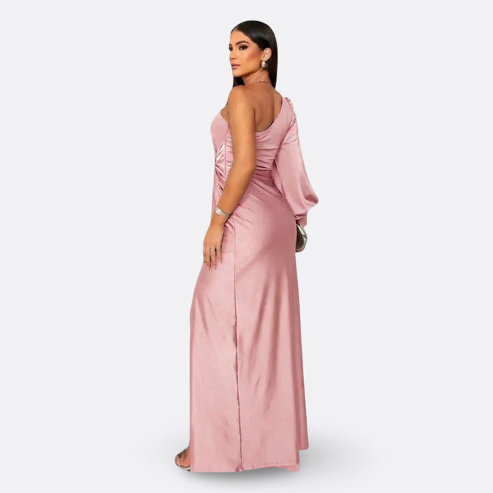 Silara - V-Neck Woven Maxi Dress
