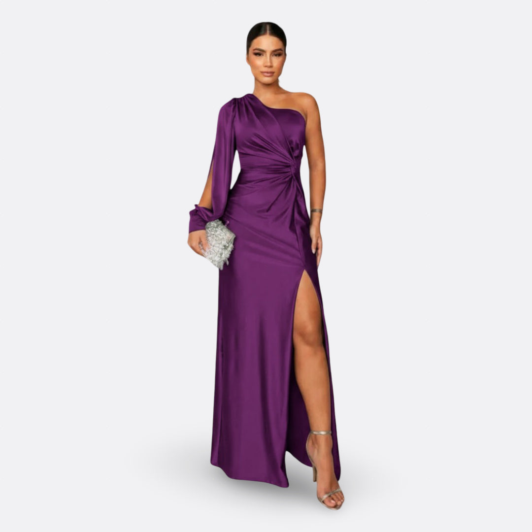 Silara - V-Neck Woven Maxi Dress