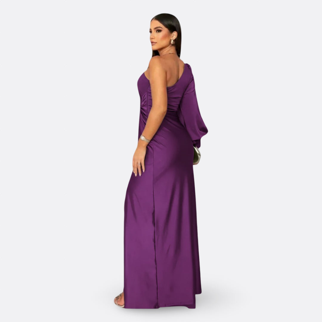 Silara - V-Neck Woven Maxi Dress