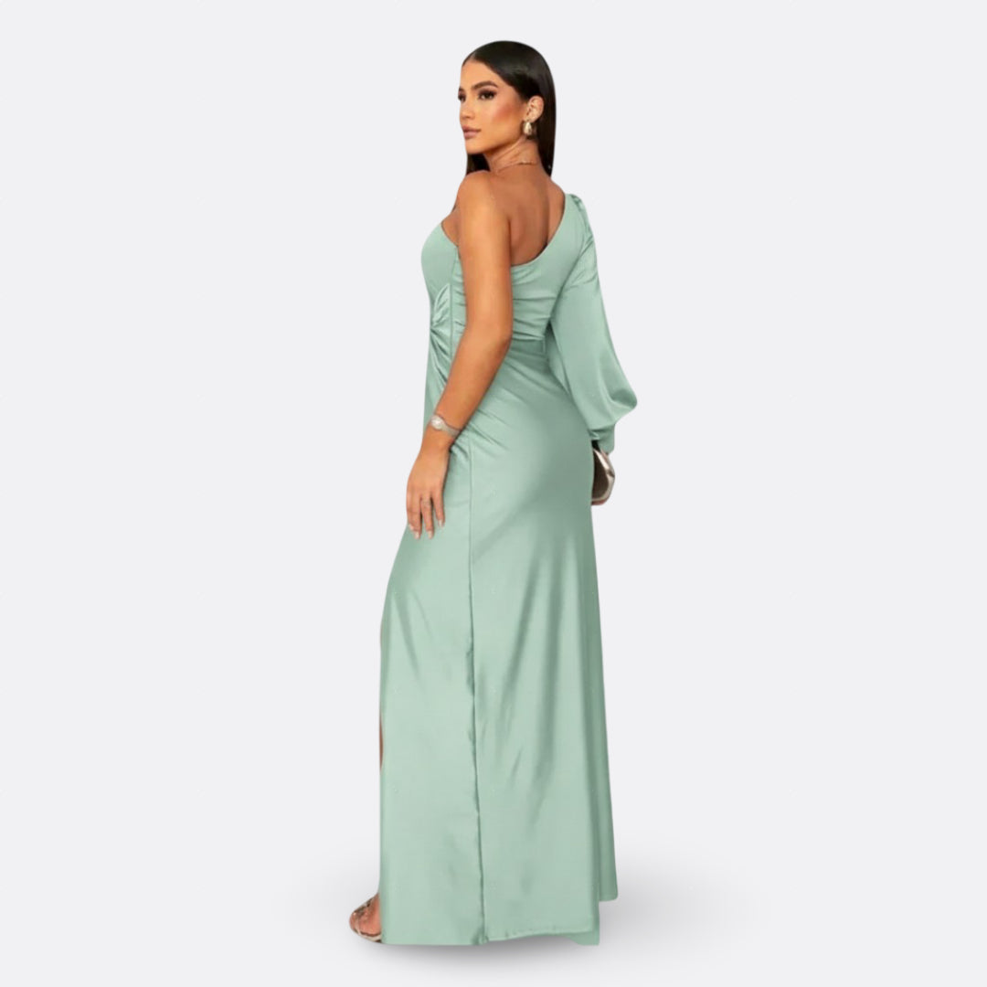 Silara - V-Neck Woven Maxi Dress