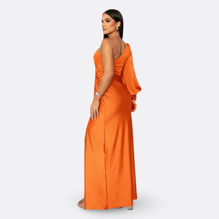 Silara - V-Neck Woven Maxi Dress