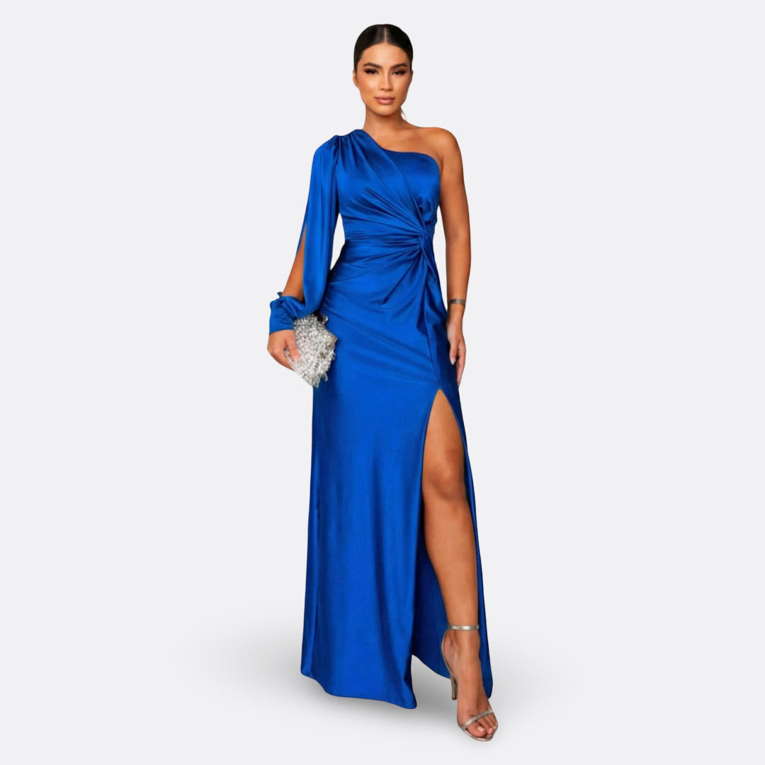 Silara - V-Neck Woven Maxi Dress