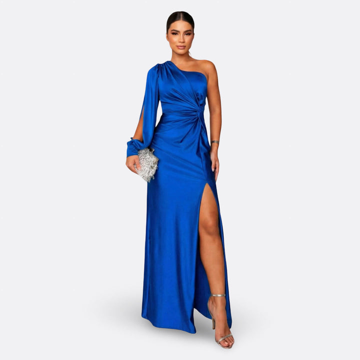 Silara - V-Neck Woven Maxi Dress