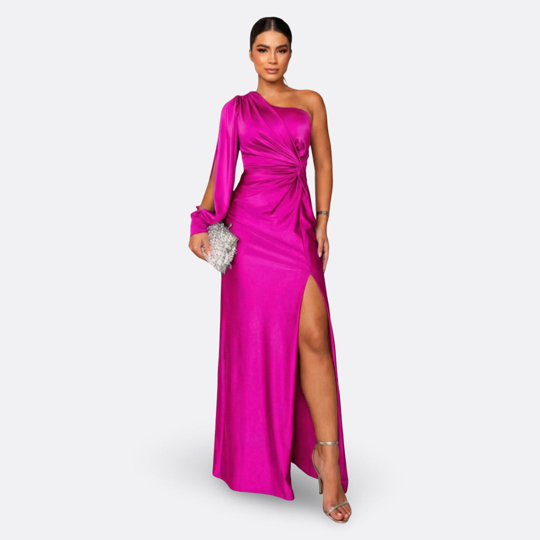 Silara - V-Neck Woven Maxi Dress