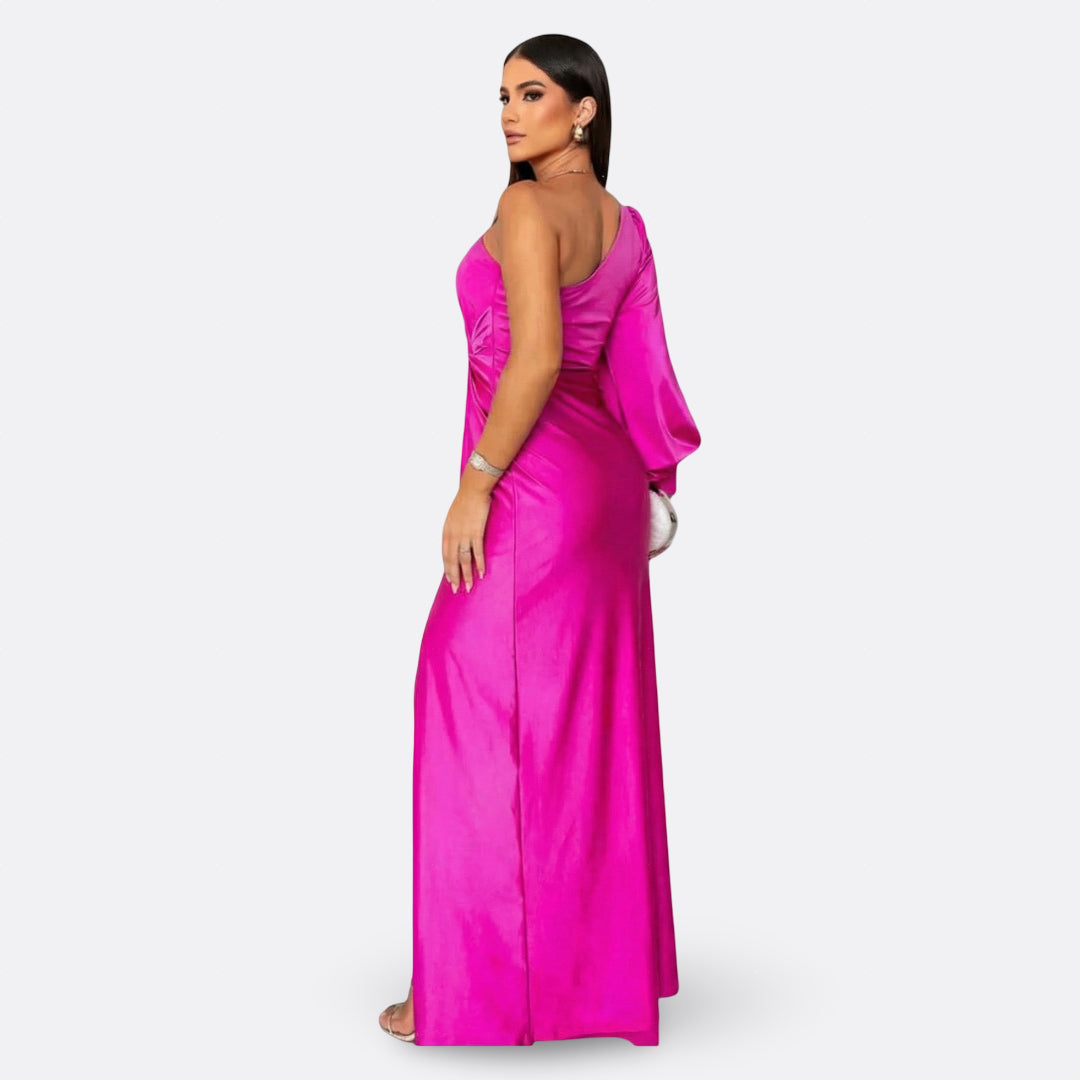 Silara - V-Neck Woven Maxi Dress