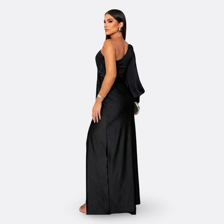 Silara - V-Neck Woven Maxi Dress