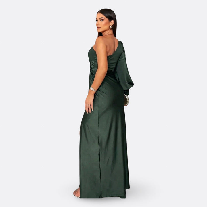 Silara - V-Neck Woven Maxi Dress