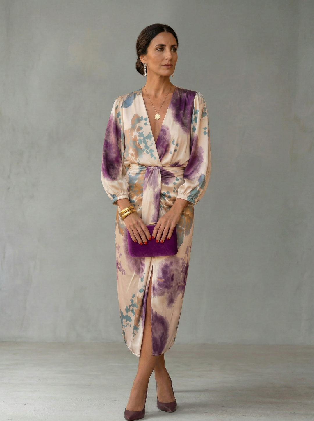 Leniva - Wrap-Front Dress
