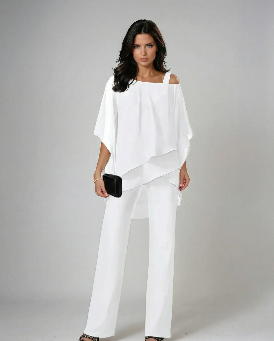 Vesara - Asymmetric Layered Woven Set