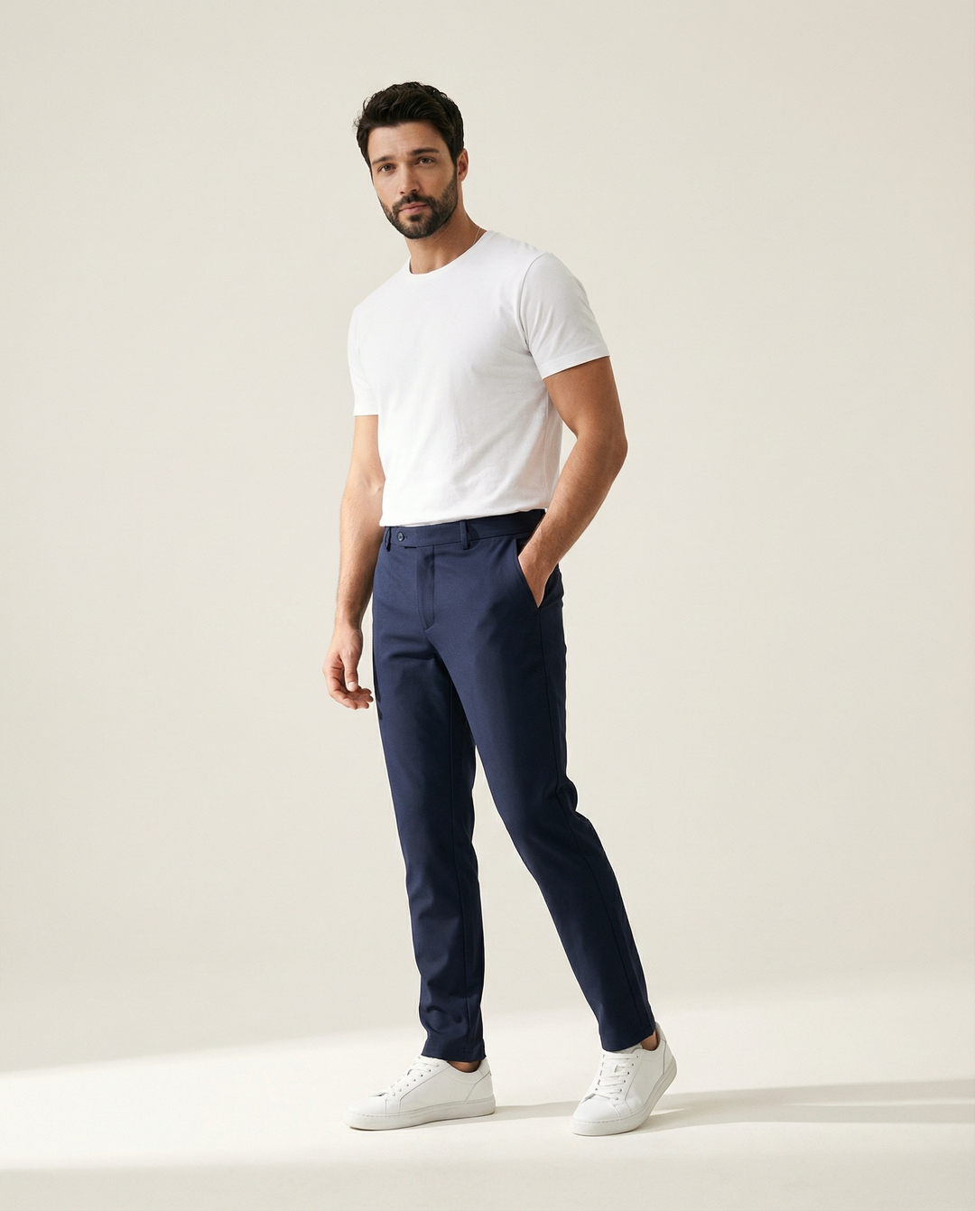 Orvyn - 4-Way Stretch Weave Trousers
