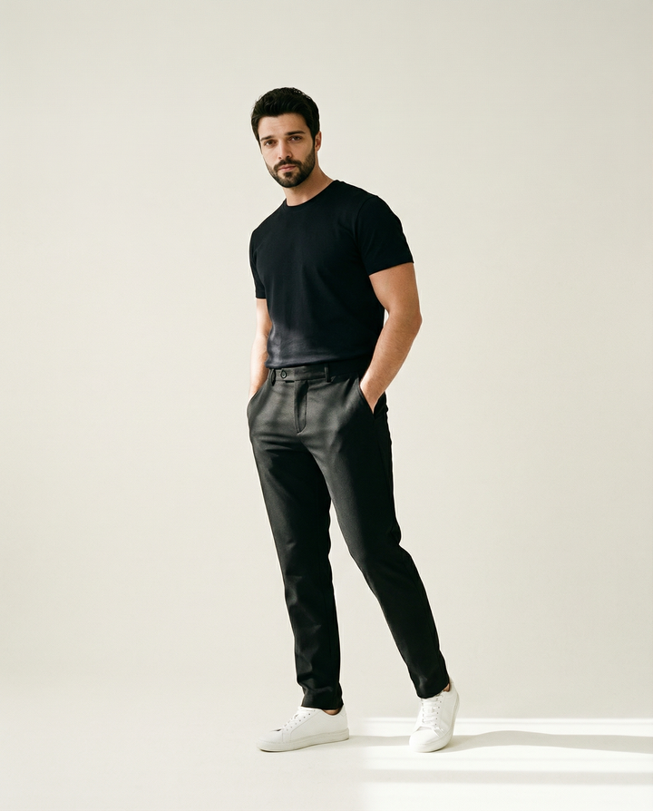Orvyn - 4-Way Stretch Weave Trousers