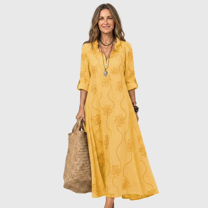 Nivara - Woven Maxi Dress