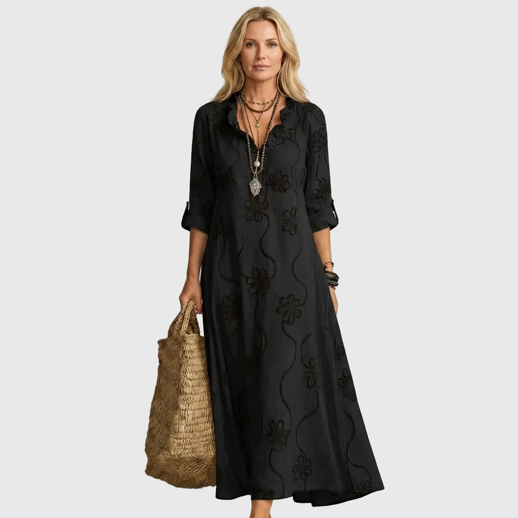 Nivara - Woven Maxi Dress