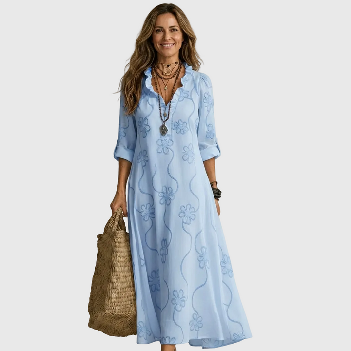 Nivara - Woven Maxi Dress