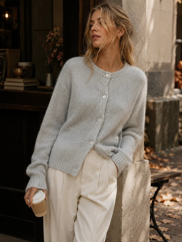 Ilyra - Button-Front Knit Cardigan