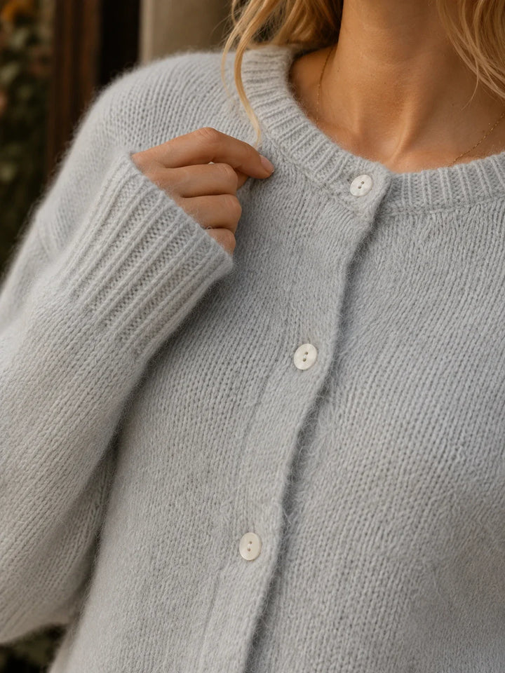 Ilyra - Button-Front Knit Cardigan