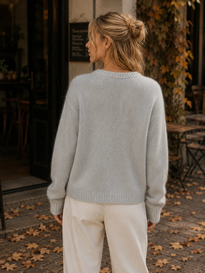 Ilyra - Button-Front Knit Cardigan