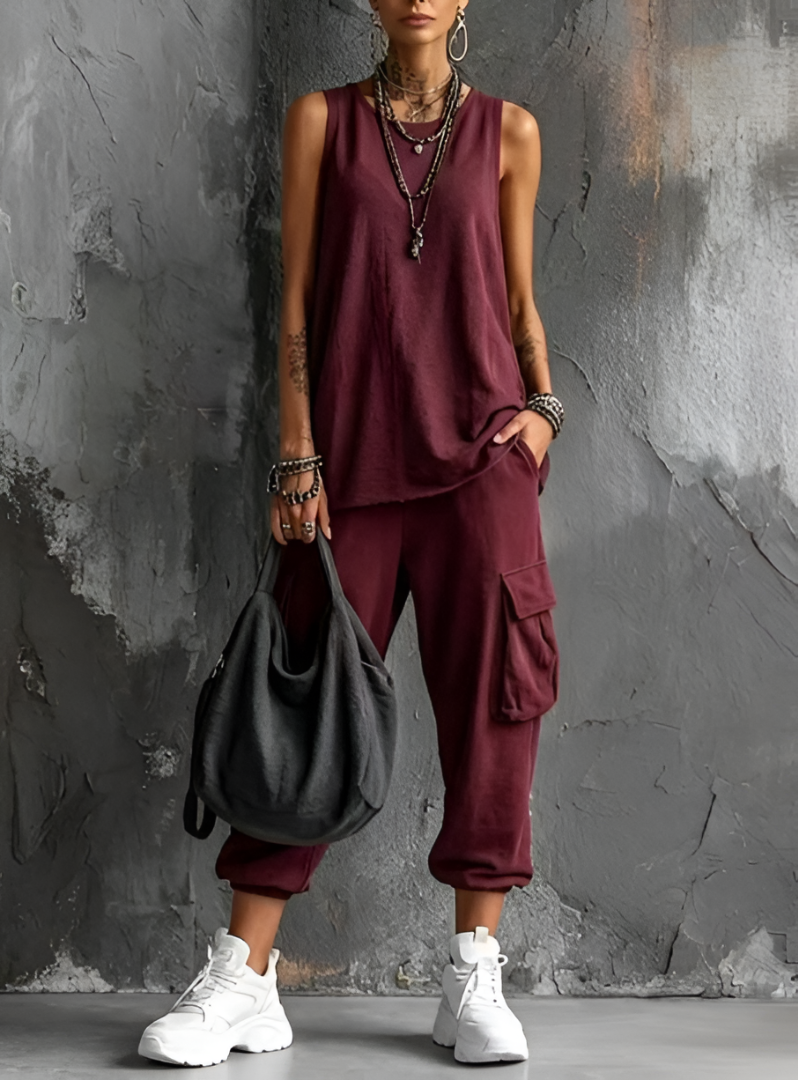 Elyra - Draped Woven Set