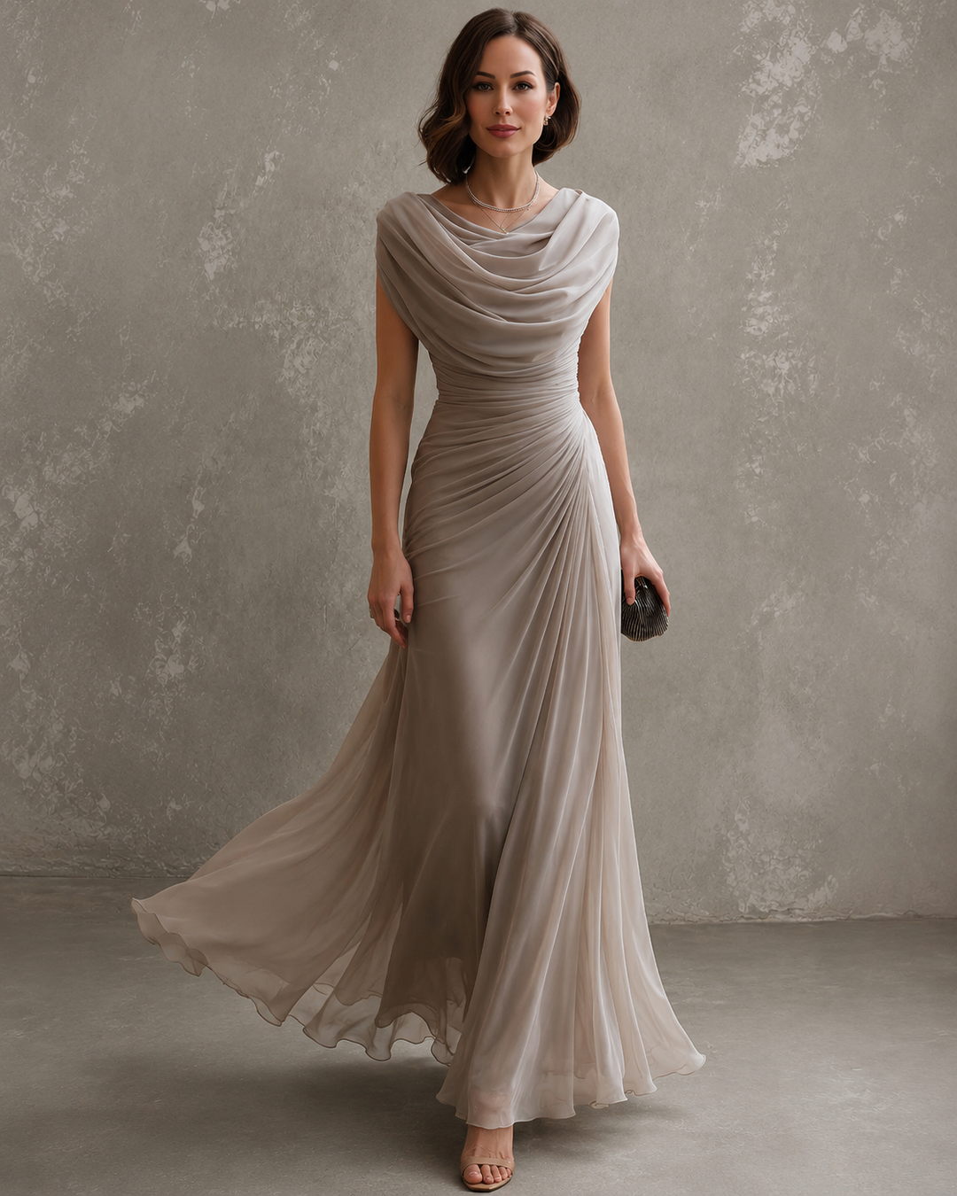 Seliva - Draped Maxi Dress