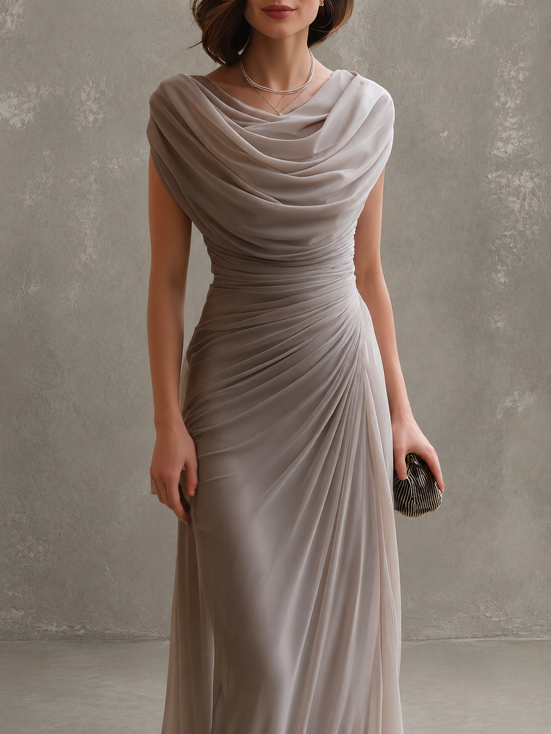 Seliva - Draped Maxi Dress