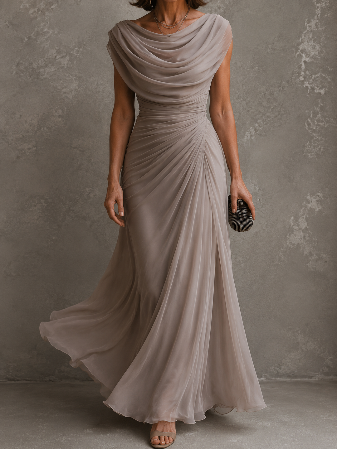 Seliva - Draped Maxi Dress