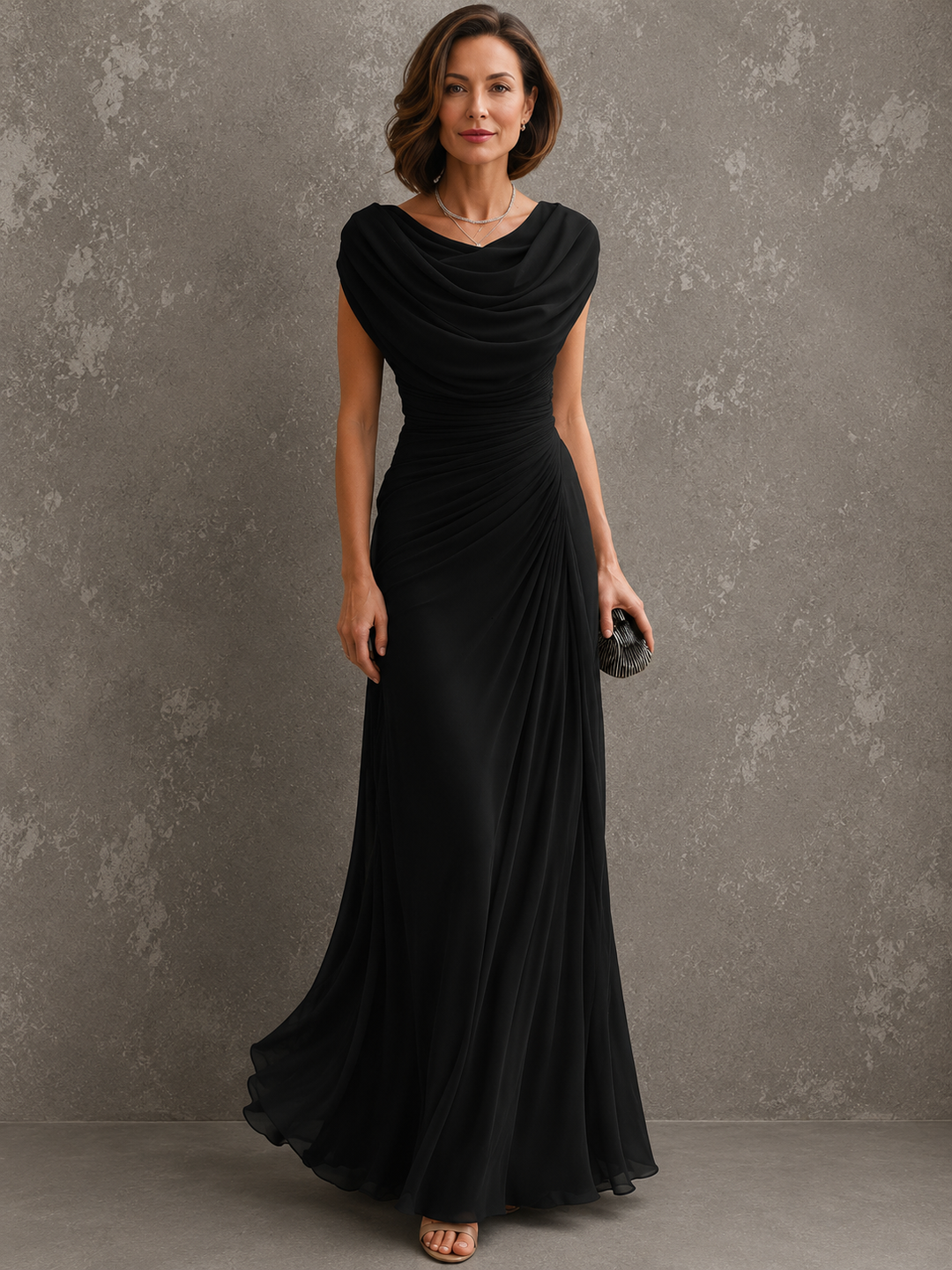 Seliva - Draped Maxi Dress