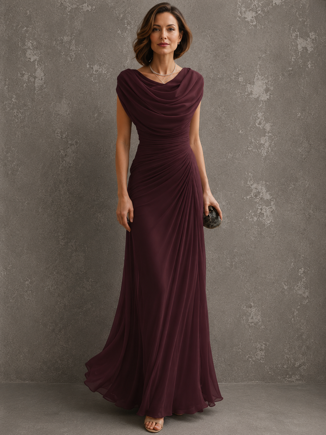 Seliva - Draped Maxi Dress