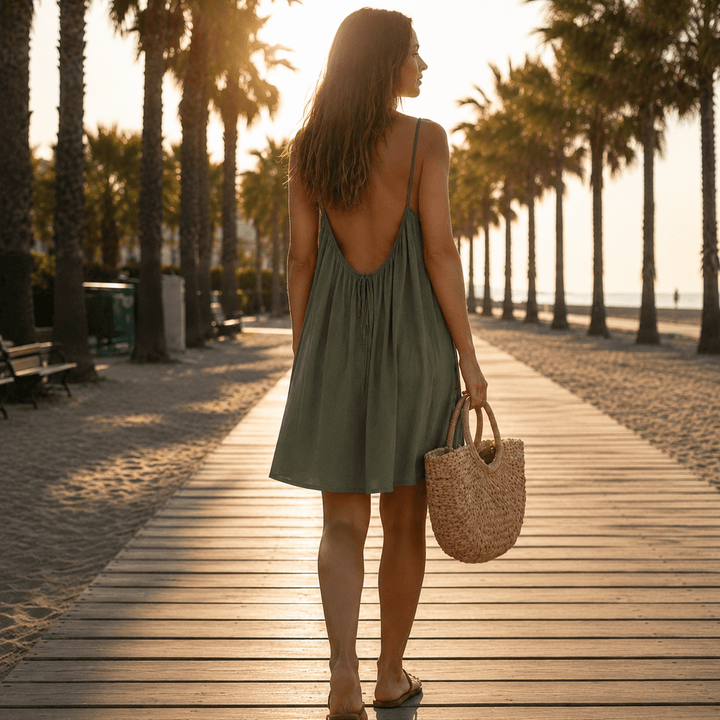 Talira - Adjustable-Back Knit Dress