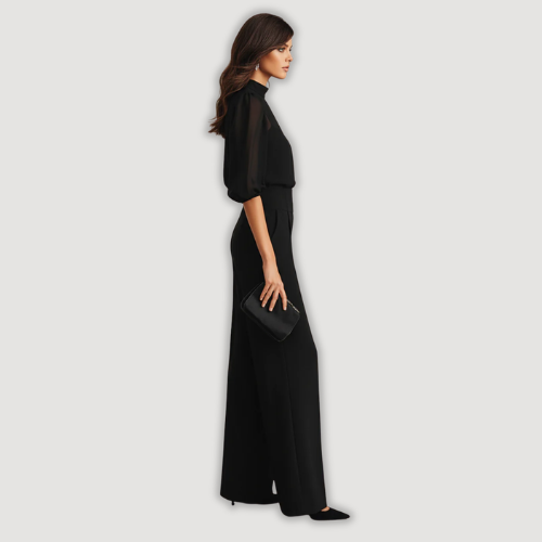 Nivora - Wide-Leg Sheer Finish Set