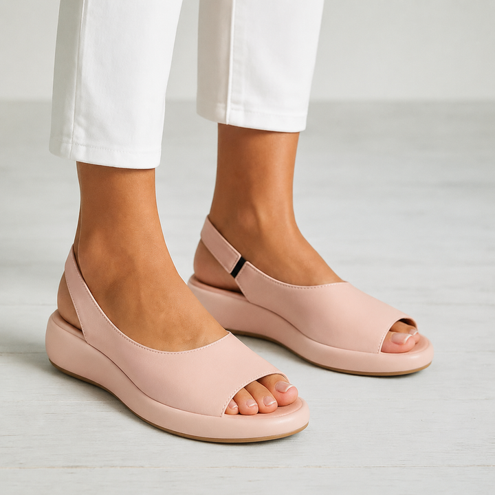 Kaelia - Narrow-Strap Rubber Outsole Sandals
