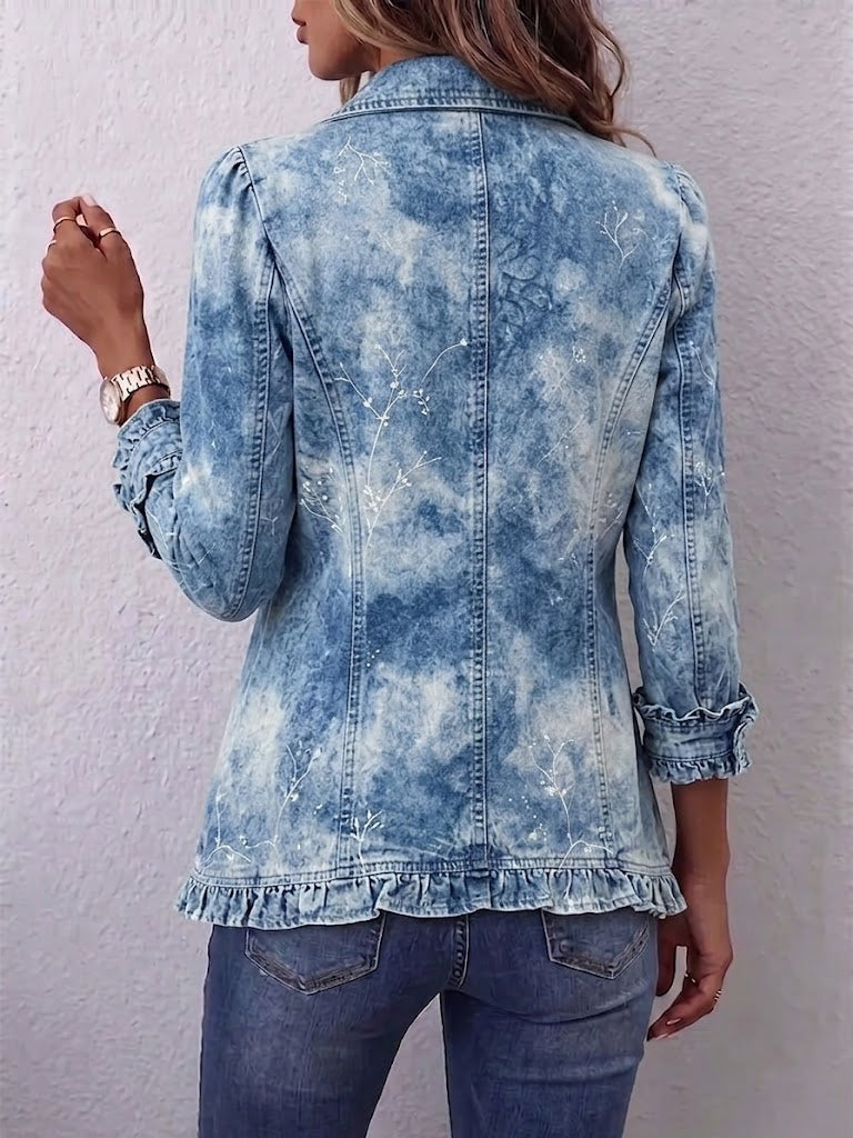 Selora - Ombre Botanical Print Jacket