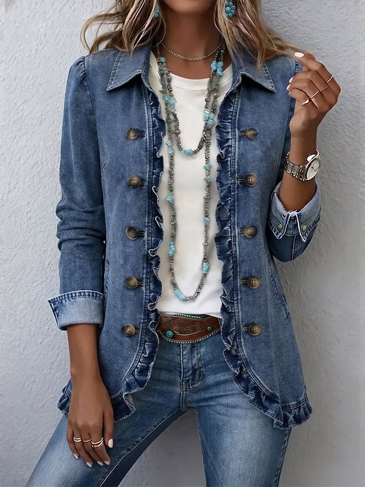 Lenori - Ruffle-Trim Jacket