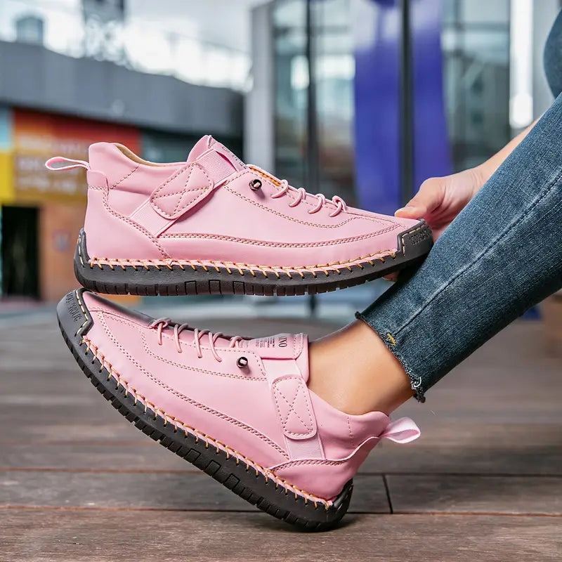 Silara - Lace-Up Textile Sneakers