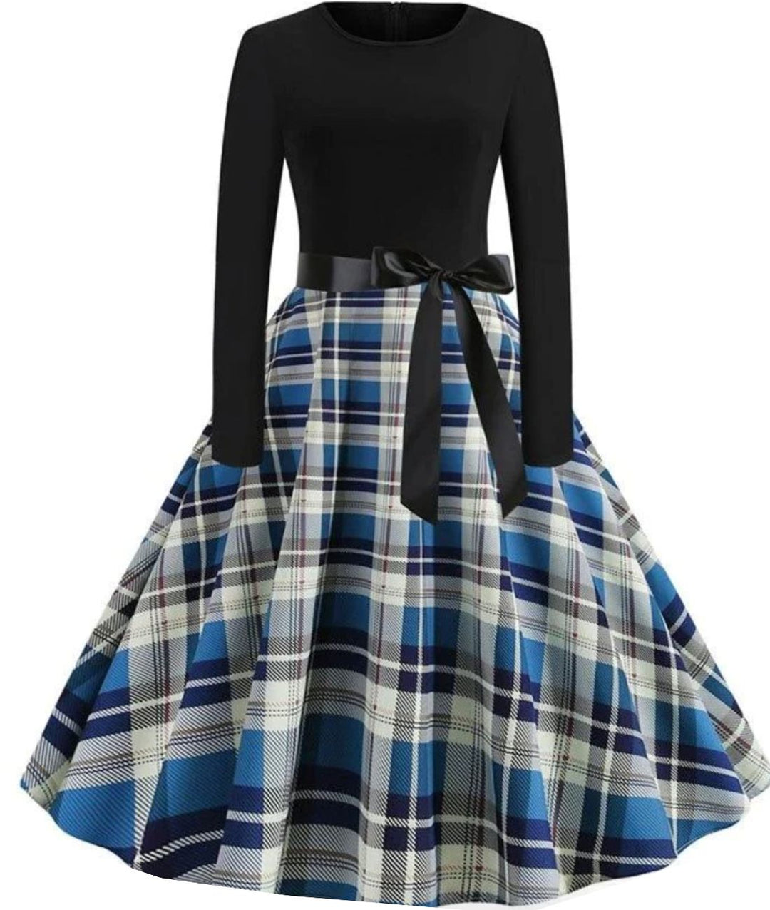 Nivara - Checked Cotton-Blend Dress