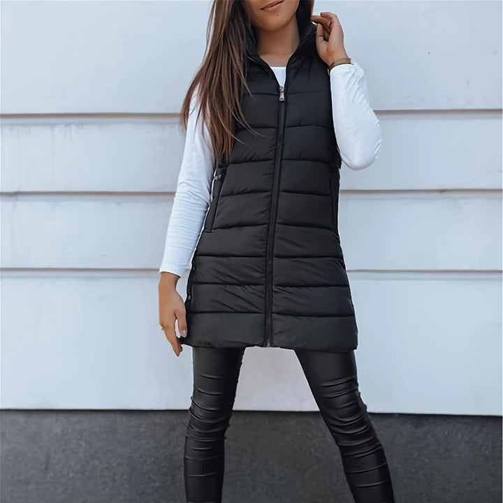 Luniva - Sleeveless Cotton-Fill Puffer Jacket