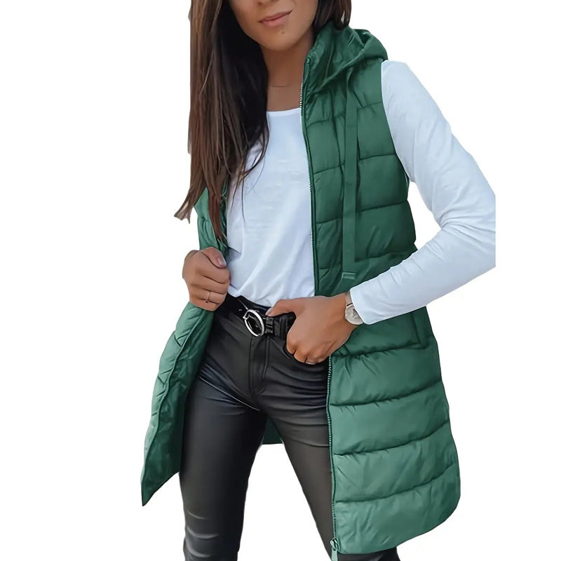 Luniva - Sleeveless Cotton-Fill Puffer Jacket