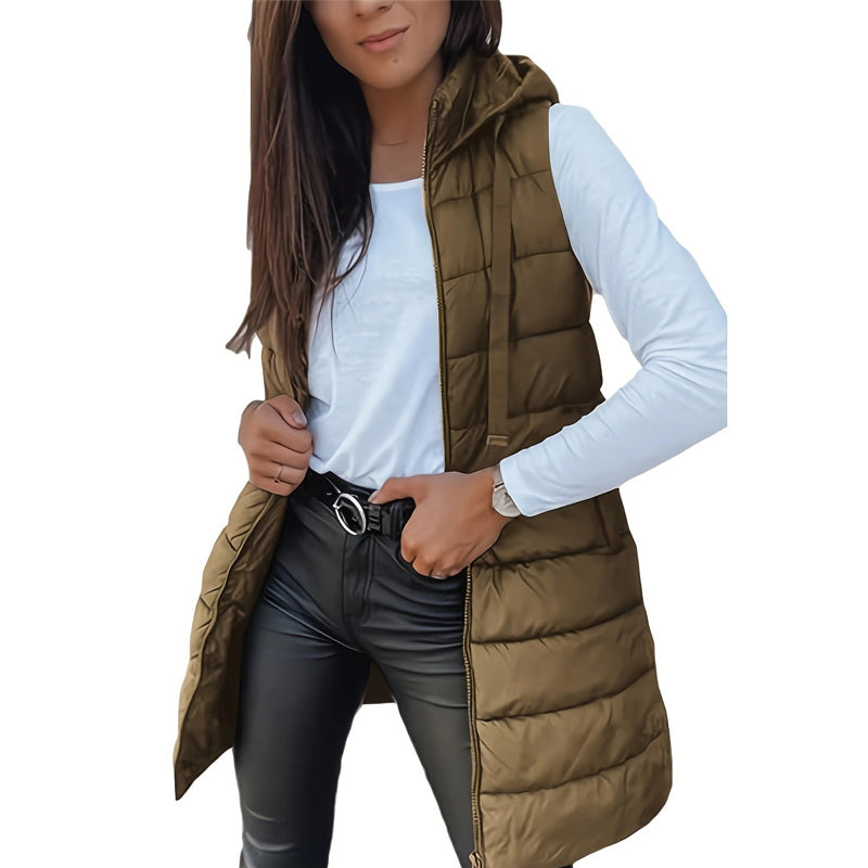 Luniva - Sleeveless Cotton-Fill Puffer Jacket
