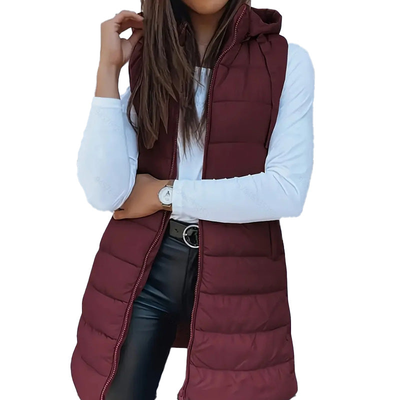 Luniva - Sleeveless Cotton-Fill Puffer Jacket