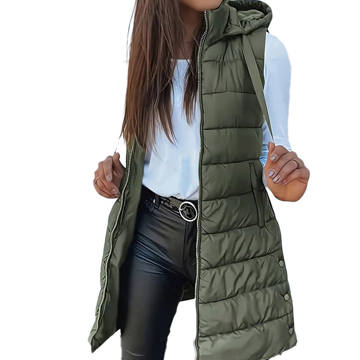 Luniva - Sleeveless Cotton-Fill Puffer Jacket