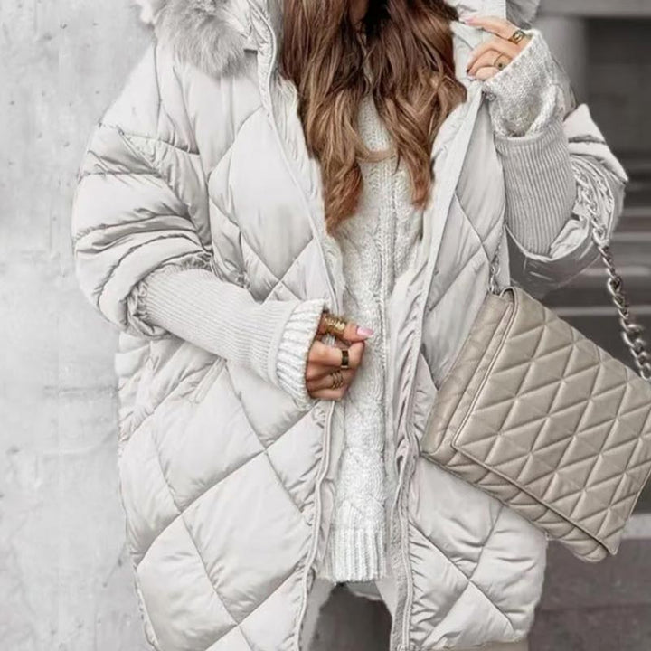 Erelia - Knit-Sleeve Padded Parka