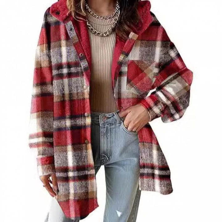 Nivara - Hooded Flannel Jacket