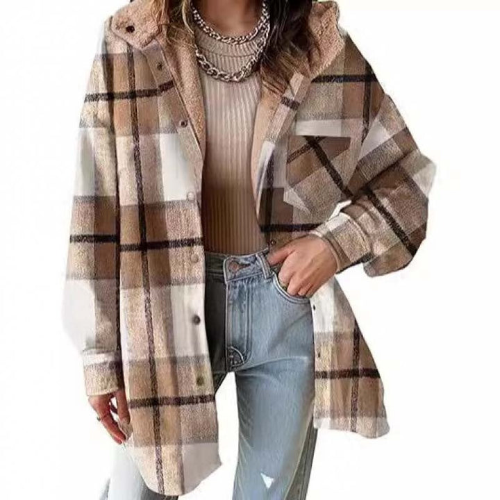 Nivara - Hooded Flannel Jacket