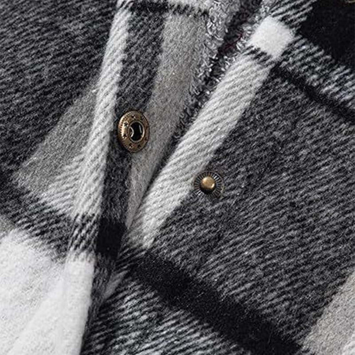 Nivara - Hooded Flannel Jacket