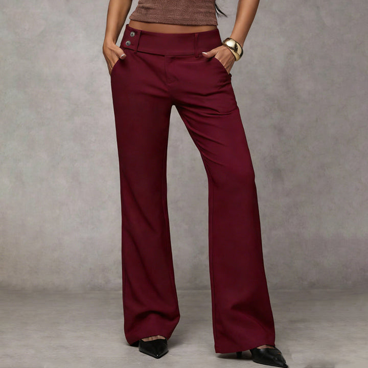 Sivara - Wide-Leg Woven Trousers